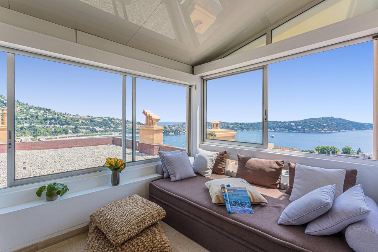 My Casa - Villefranche Cauvin - Panoramic Sea View Ac Bagian luar foto