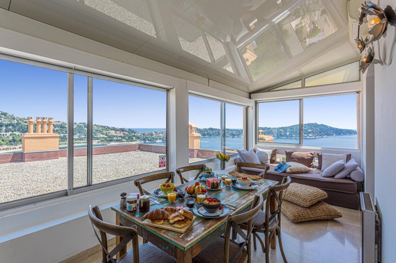 My Casa - Villefranche Cauvin - Panoramic Sea View Ac Bagian luar foto