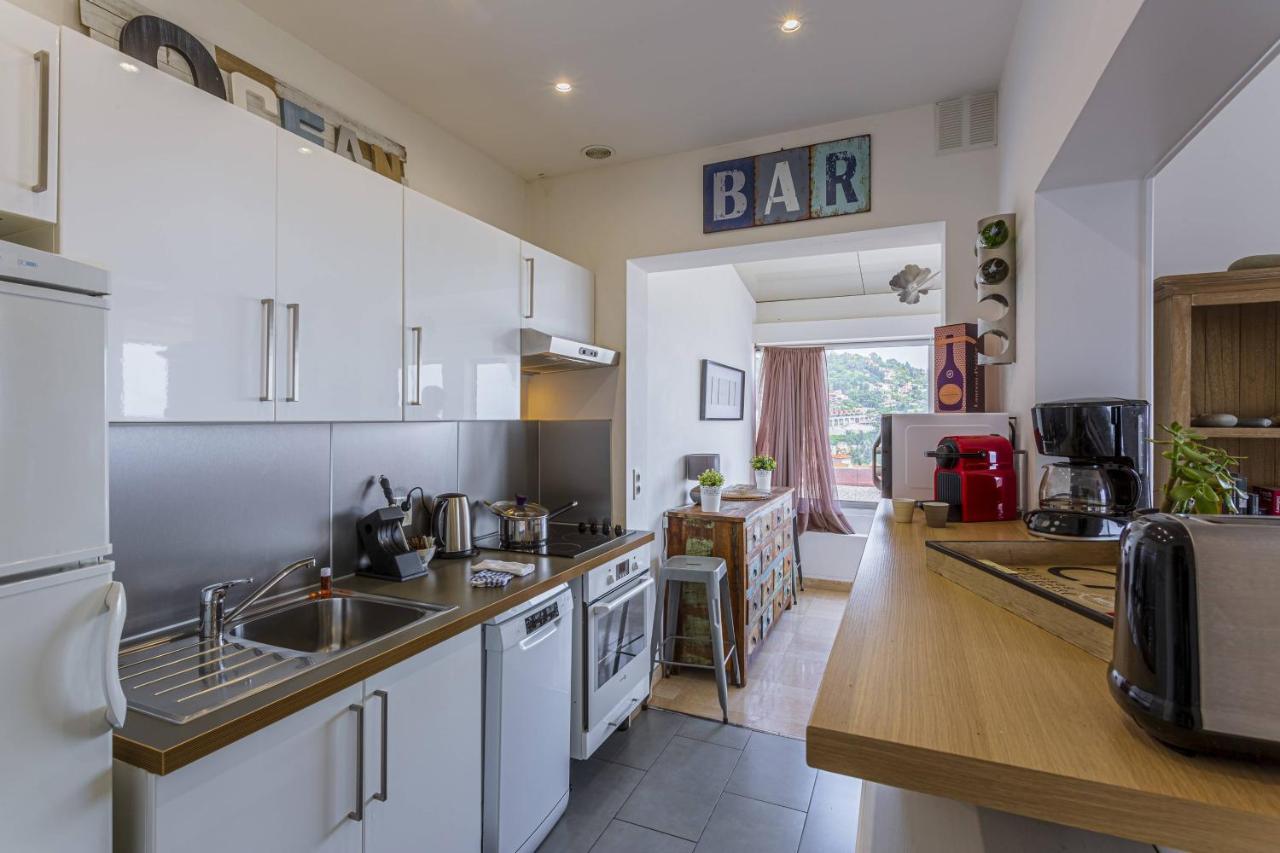 My Casa - Villefranche Cauvin - Panoramic Sea View Ac Bagian luar foto